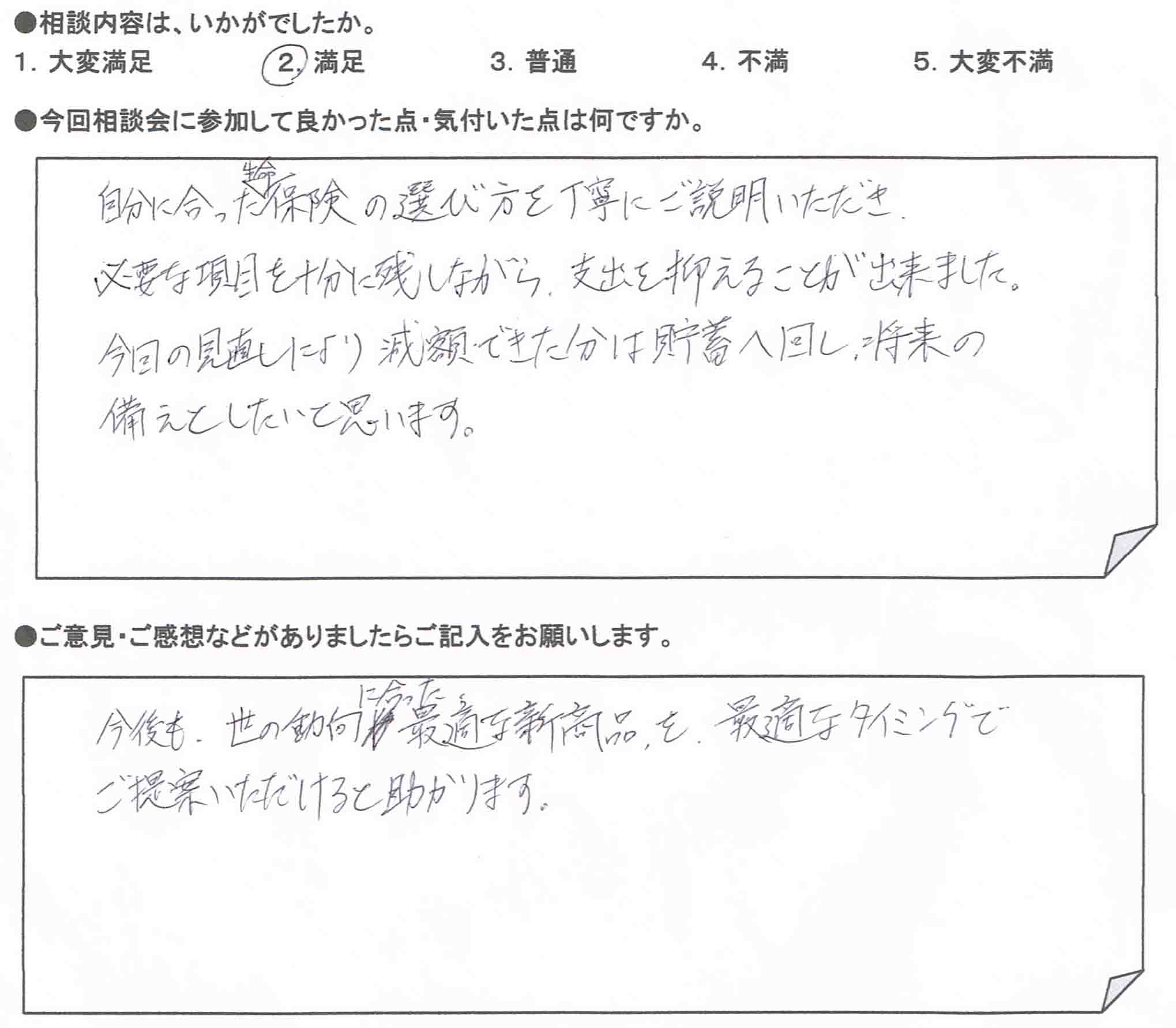 ご相談者の声