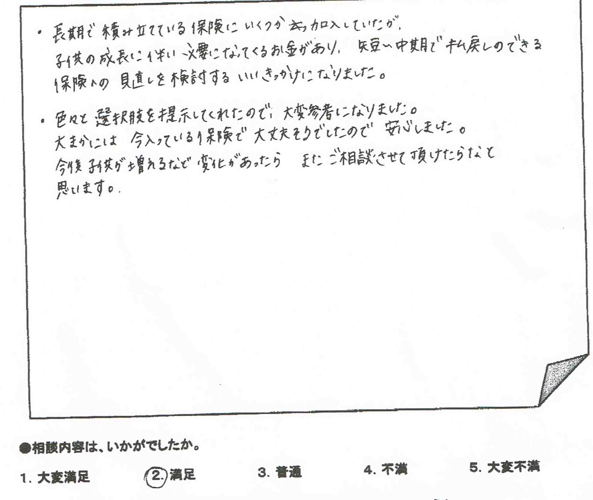 ご相談者の声