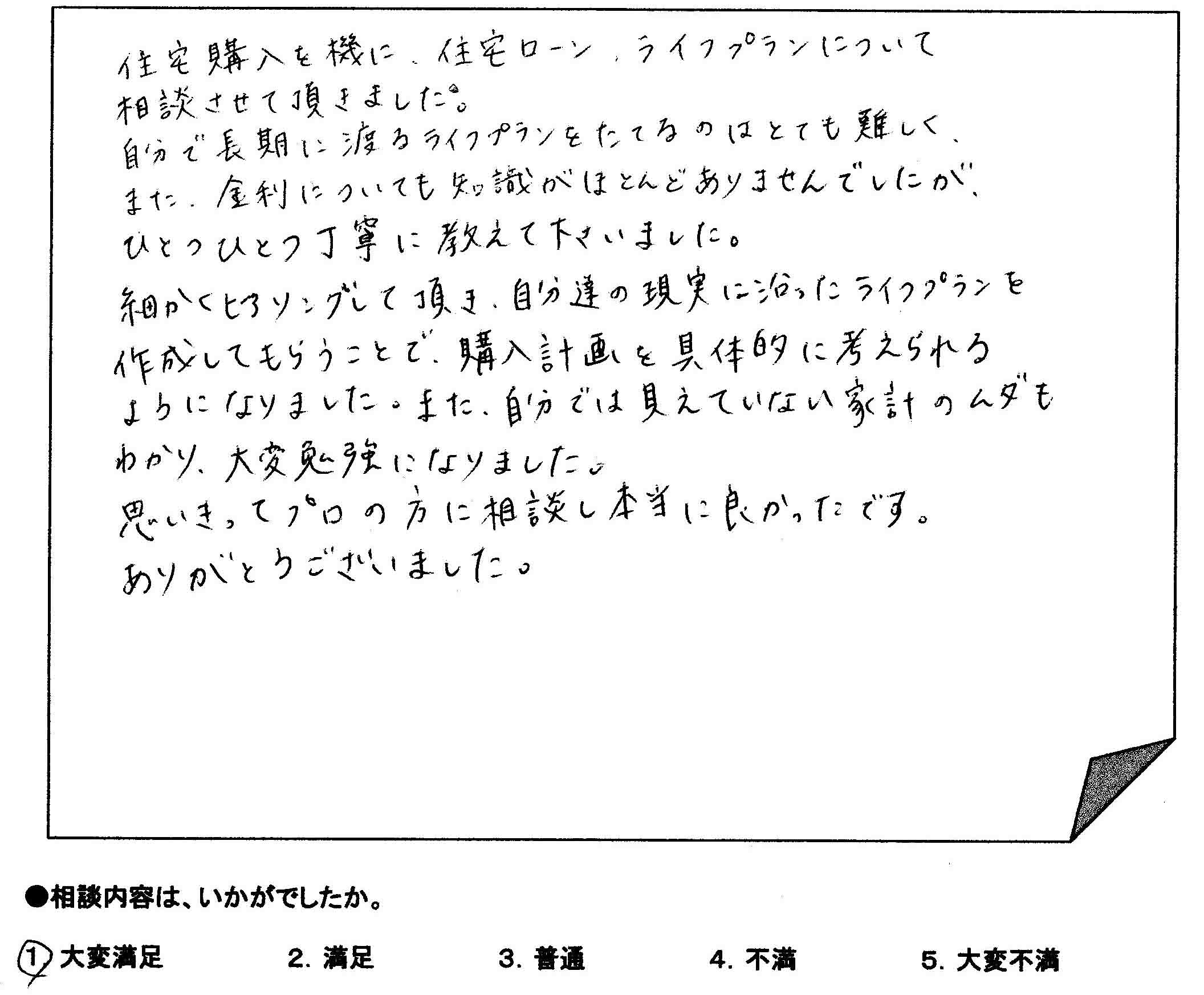 ご相談者の声