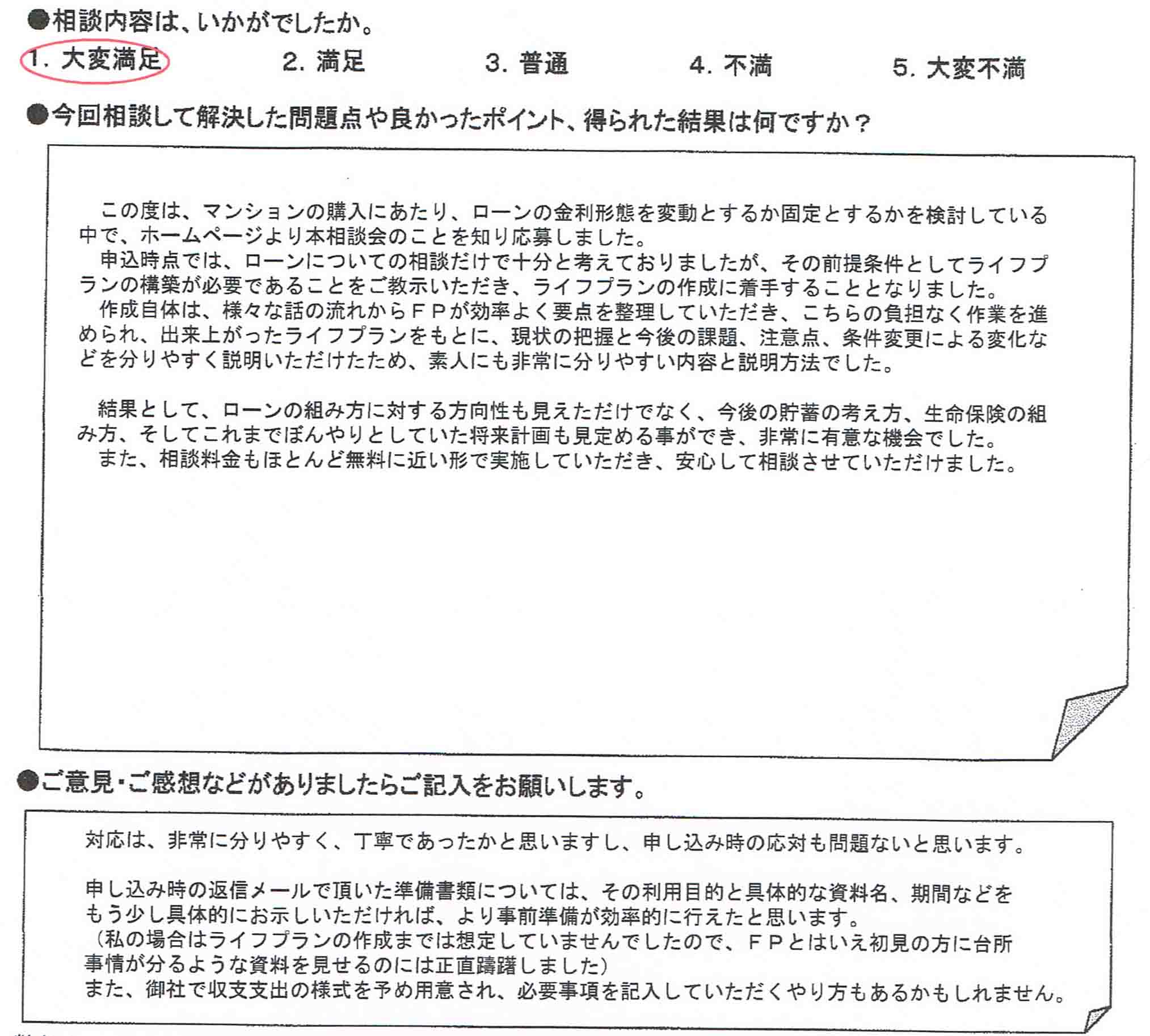 ご相談者の声