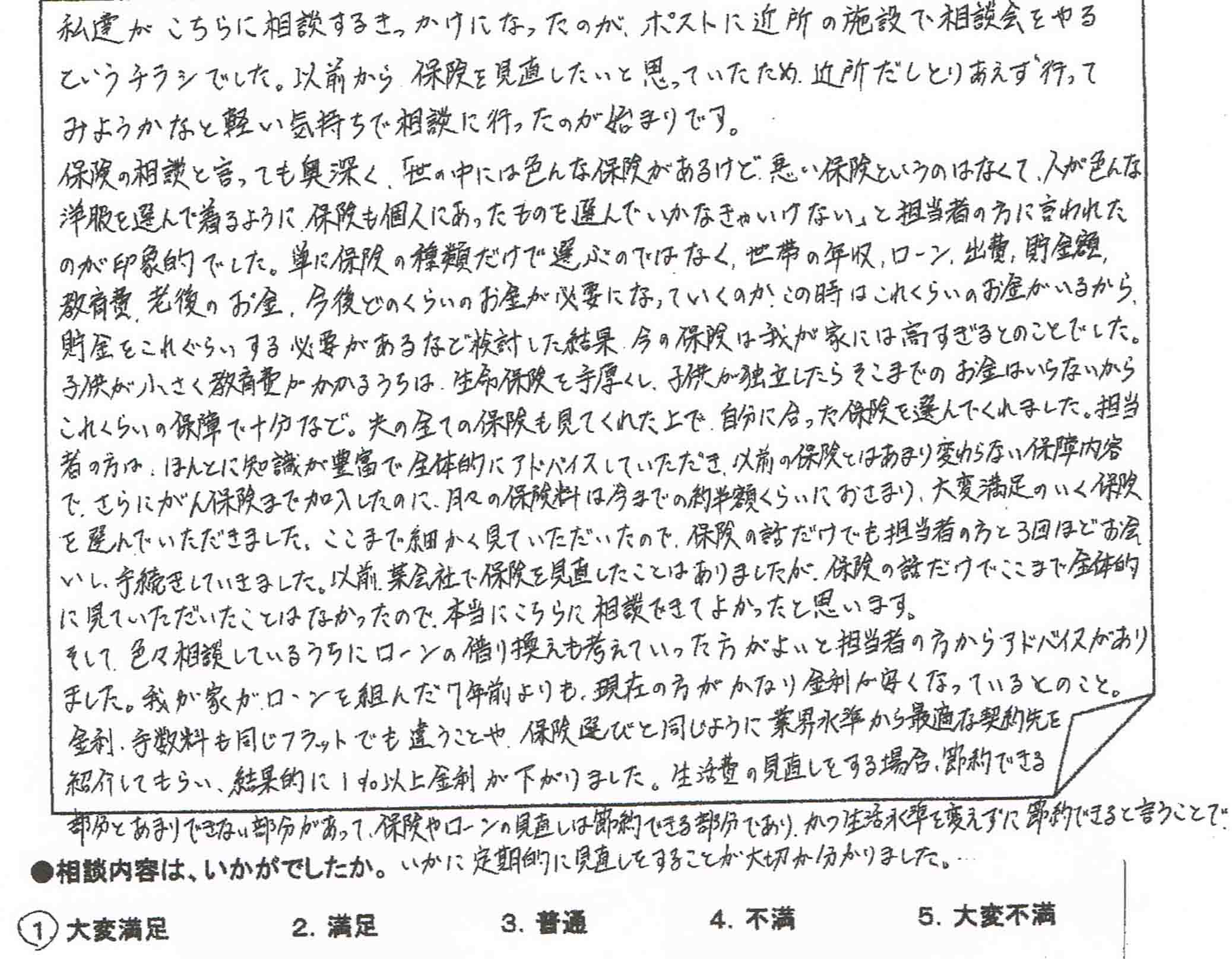 ご相談者の声